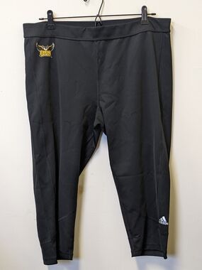 adidas Women's Kennesaw State Owls Yoga Pants - Black - NEW
